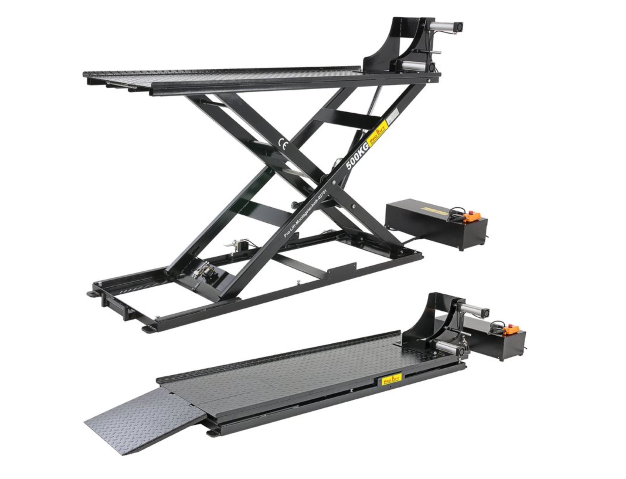 Professionelle Motorradhebebühne 500kg